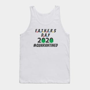 Fathers Day 2020 Quarantined Germs Virus Design Tank Top